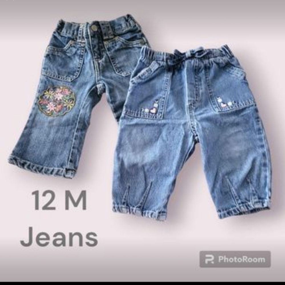 Set of Jeans 12 Mos